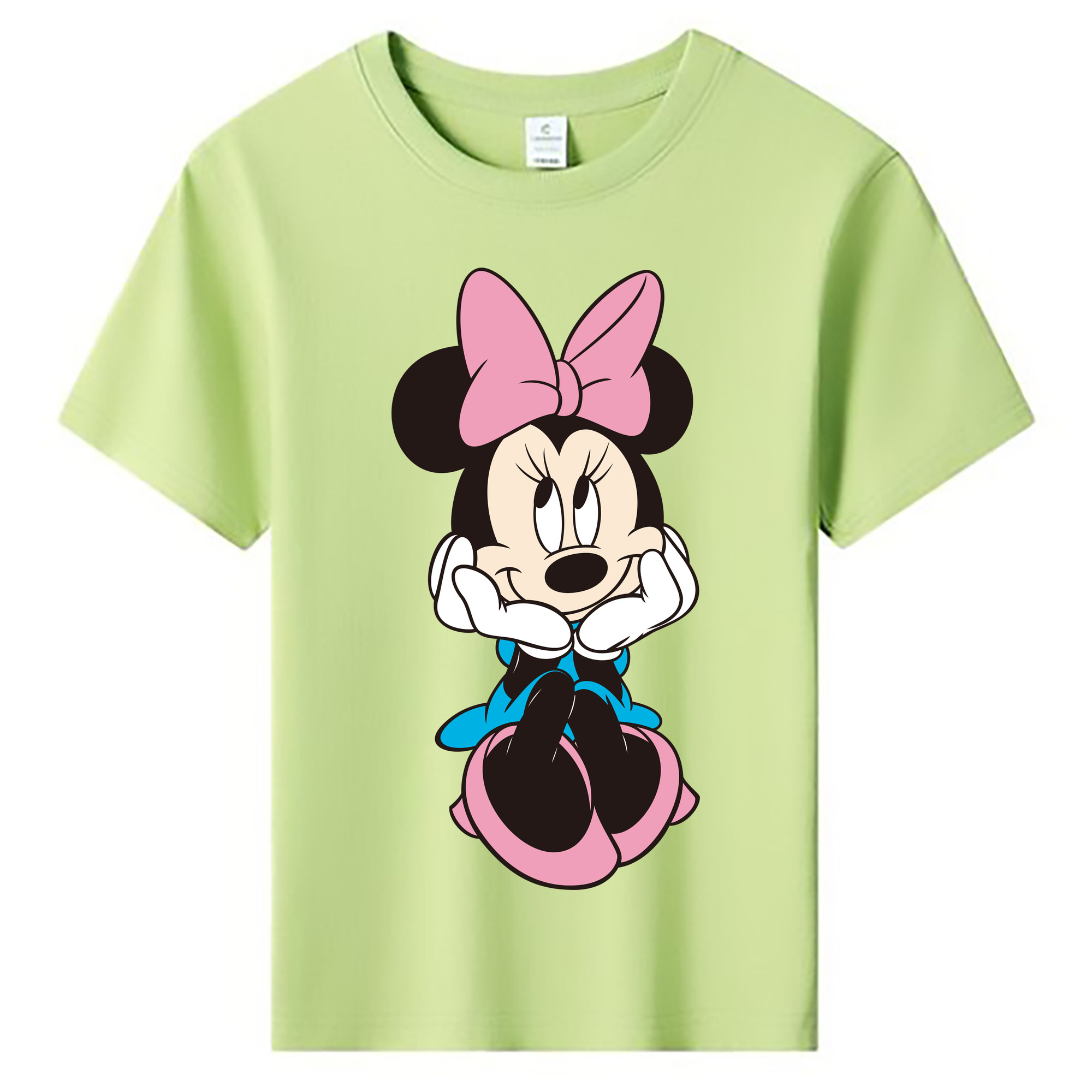 ミッキーマウス Mickey Mouse 綿100％キッズTシャツ（フロントプリント）